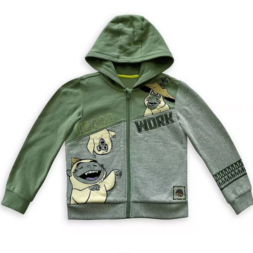 Ongis Zip-Up Hoodie Boy NWT. Raya The Last Dragons